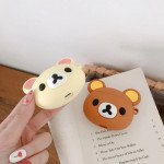 Wholesale Cute Design Cartoon Silicone Cover Skin for Airpod (1 / 2) Charging Case (Brown Bear)